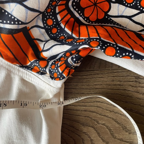 Handcrafted Jean Jacket With African Wax Fabric Panels - Picture 14 of 15